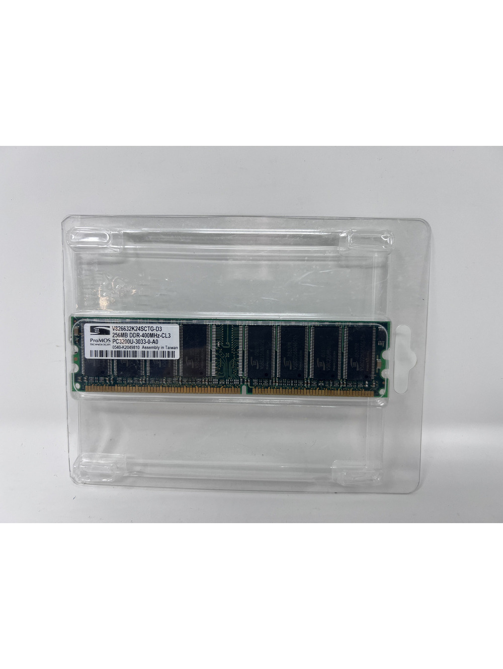 ProMOS 256MB DDR-400MHz CL3 PC3200U-3033-A-0 RAM Module